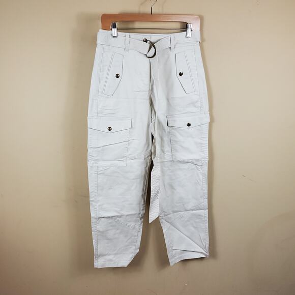 J. Crew Belted military Pant in Natural Size 0 - Picture 1 of 12